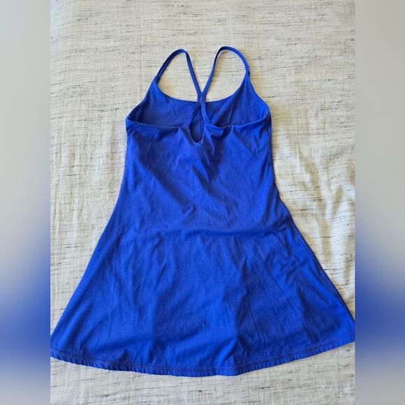 Halara SoftlyZero Plush Backless Lotus Blue Active Dress - Picture 7 of 10